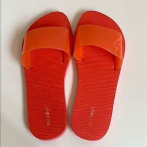 Red/orange Old navy sandals